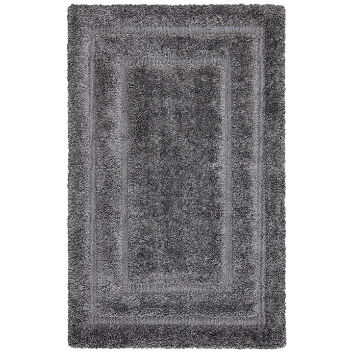 SAFAVIEH Shadow Box Shag SG454-8080 Grey / Grey Rug Image 1