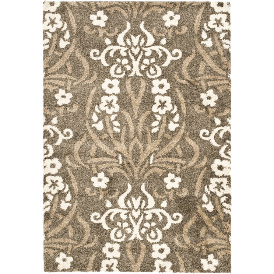 SAFAVIEH Florida Shag SG457-7913 Smoke / Beige Rug Image 1