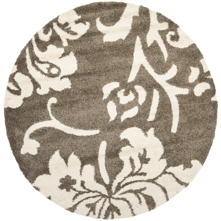 SAFAVIEH Florida Shag SG458-7913 Smoke / Beige Rug Image 4