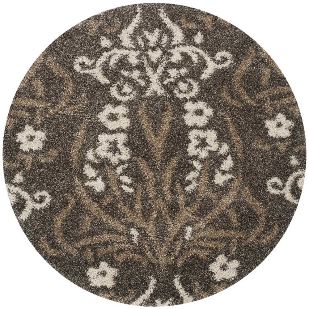 SAFAVIEH Florida Shag SG457-7913 Smoke / Beige Rug Image 2