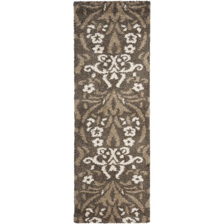 SAFAVIEH Florida Shag SG457-7913 Smoke / Beige Rug Image 3