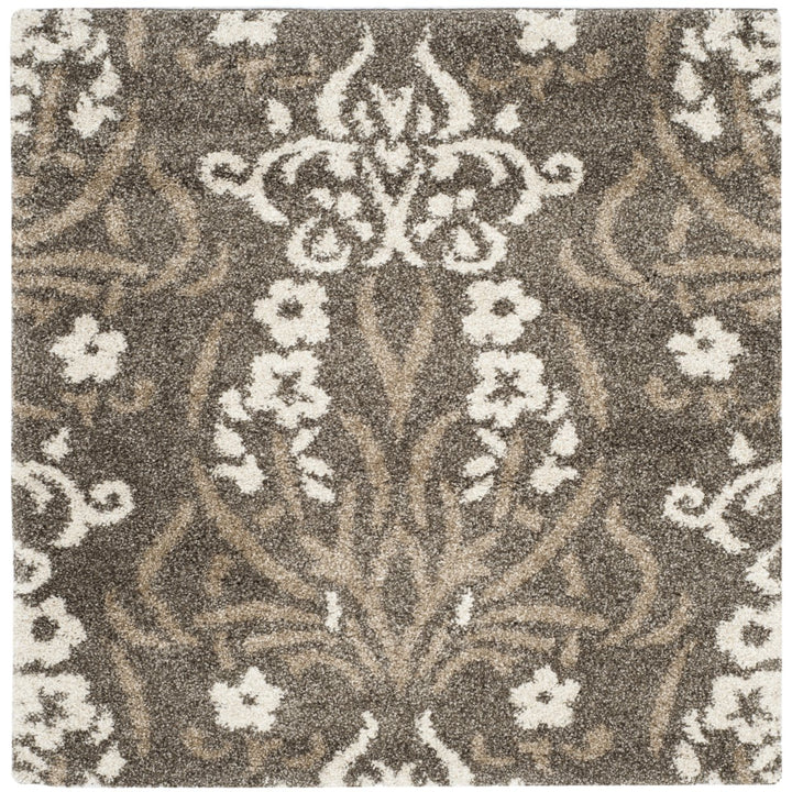 SAFAVIEH Florida Shag SG457-7913 Smoke / Beige Rug Image 4