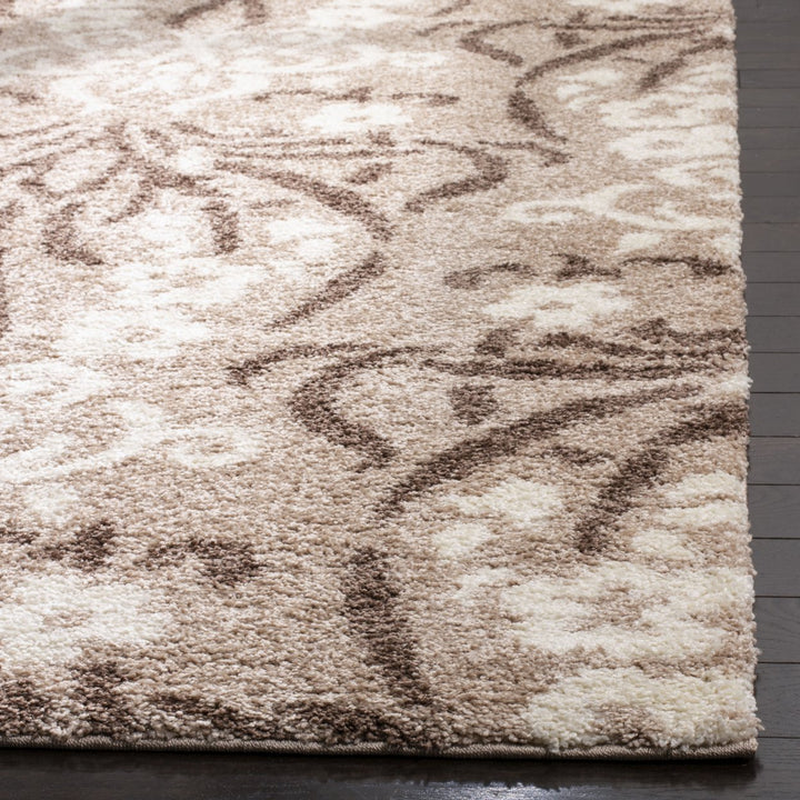 SAFAVIEH Florida Shag SG457-7913 Smoke / Beige Rug Image 5