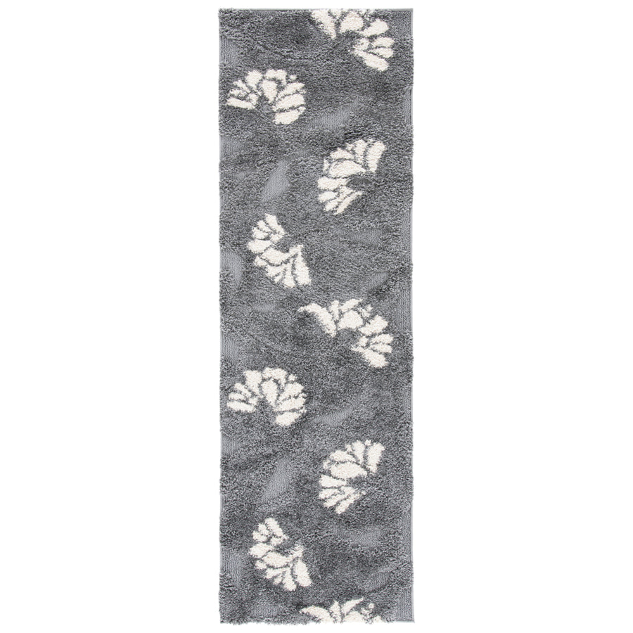 SAFAVIEH Florida Shag SG459-8013 Grey / Beige Rug Image 1