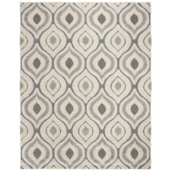 SAFAVIEH Florida Shag SG461-1160 Cream / Light Blue Rug Image 1