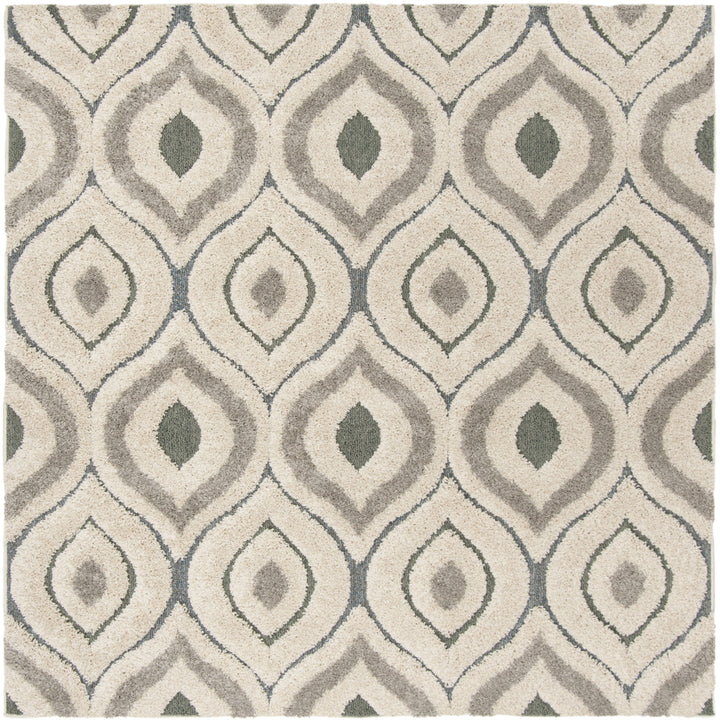 SAFAVIEH Florida Shag SG461-1160 Cream / Light Blue Rug Image 6