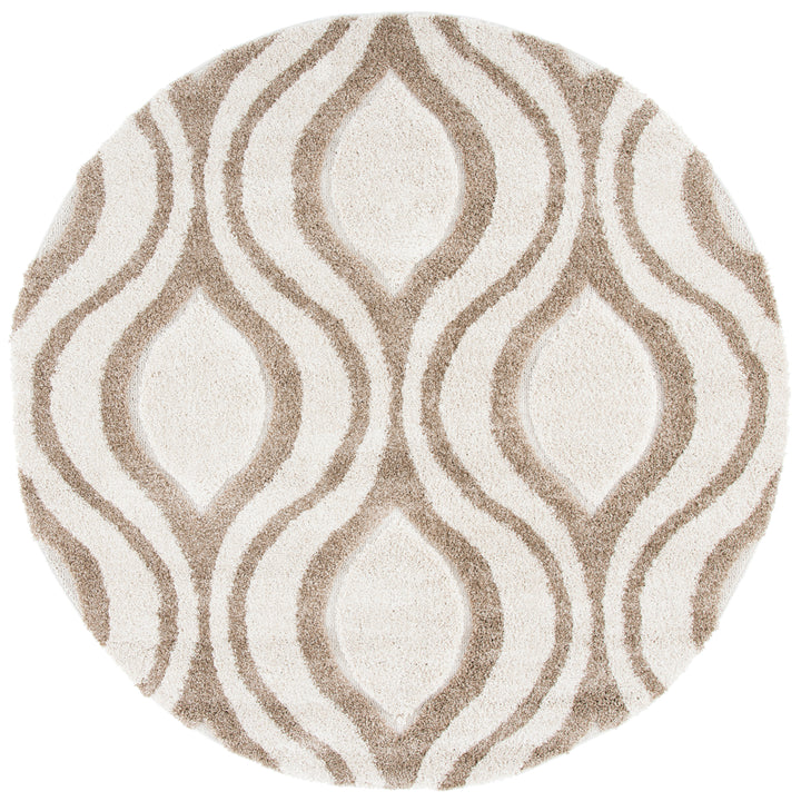 SAFAVIEH Florida Shag SG461-1213 Ivory / Beige Rug Image 3