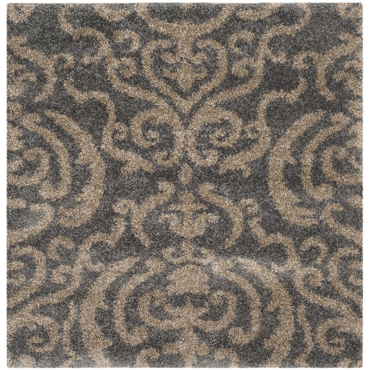 SAFAVIEH Florida Shag SG462-8013 Grey / Beige Rug Image 1