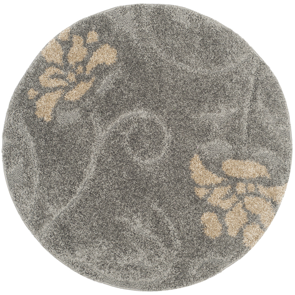 SAFAVIEH SG464-8013 Florida Shag Grey / Beige Image 2