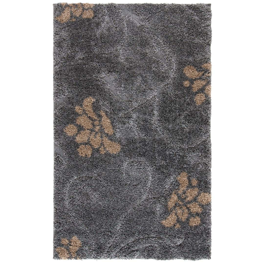 SAFAVIEH SG464-8013 Florida Shag Grey / Beige Image 4