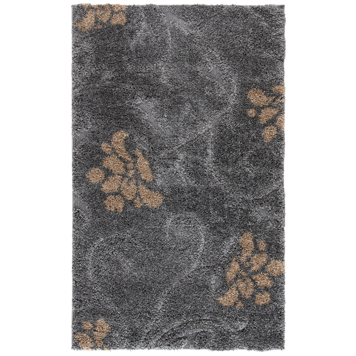 SAFAVIEH SG464-8013 Florida Shag Grey / Beige Image 4