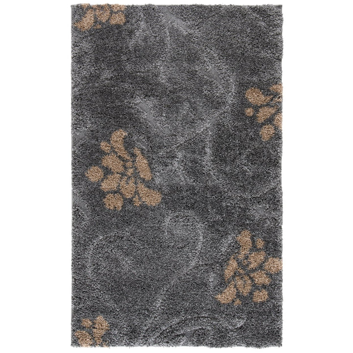 SAFAVIEH SG464-8013 Florida Shag Grey / Beige Image 1