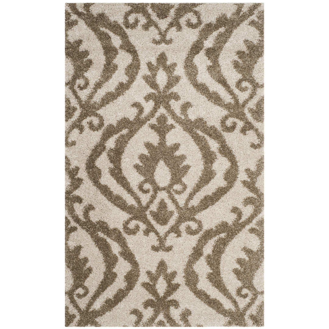 SAFAVIEH Florida Shag SG469-1113 Cream / Beige Rug Image 4