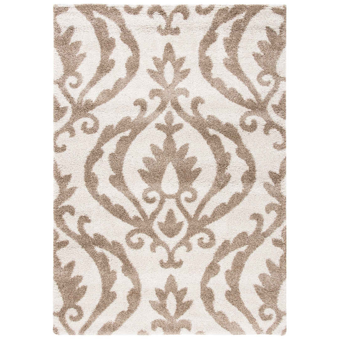 SAFAVIEH Florida Shag SG469-1113 Cream / Beige Rug Image 1