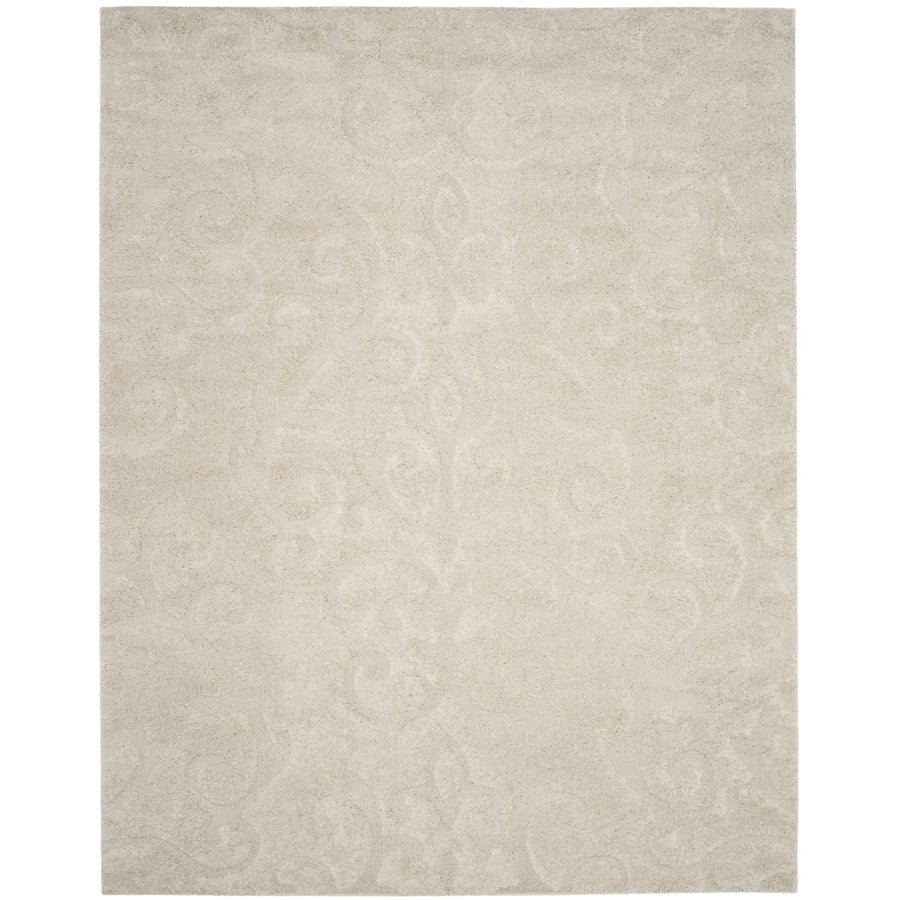 SAFAVIEH Florida Shag SG470-1111 Creme / Creme Rug Image 1