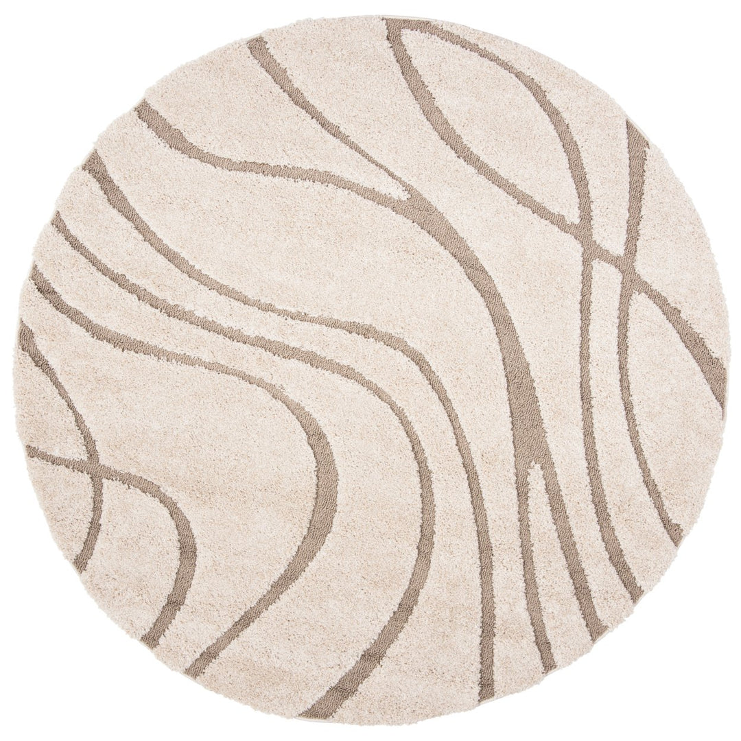 SAFAVIEH SG471-1113 Florida Shag Cream / Beige Image 1