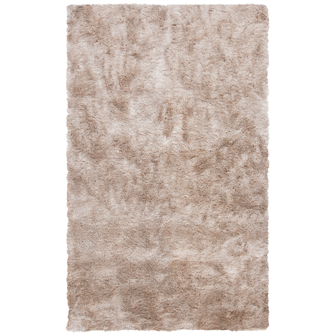 SAFAVIEH Paris Shag SG512T Handmade Dark Beige Rug Image 1