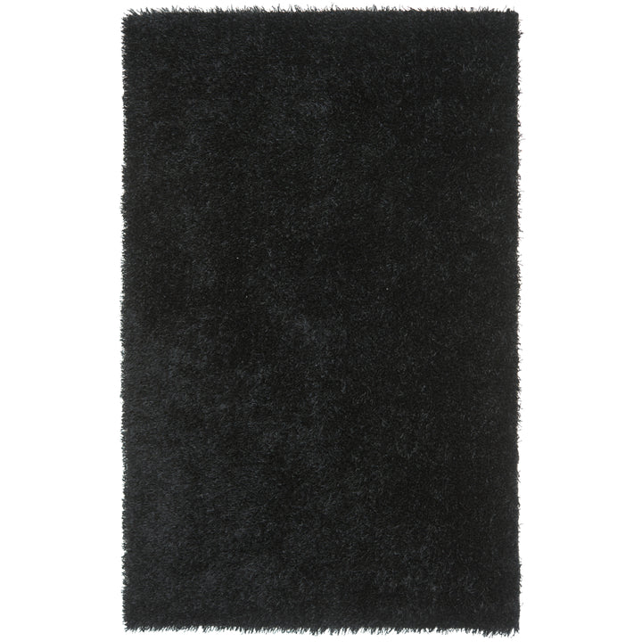 SAFAVIEH Orleans Shag SG531-9090 Black / Black Rug Image 1