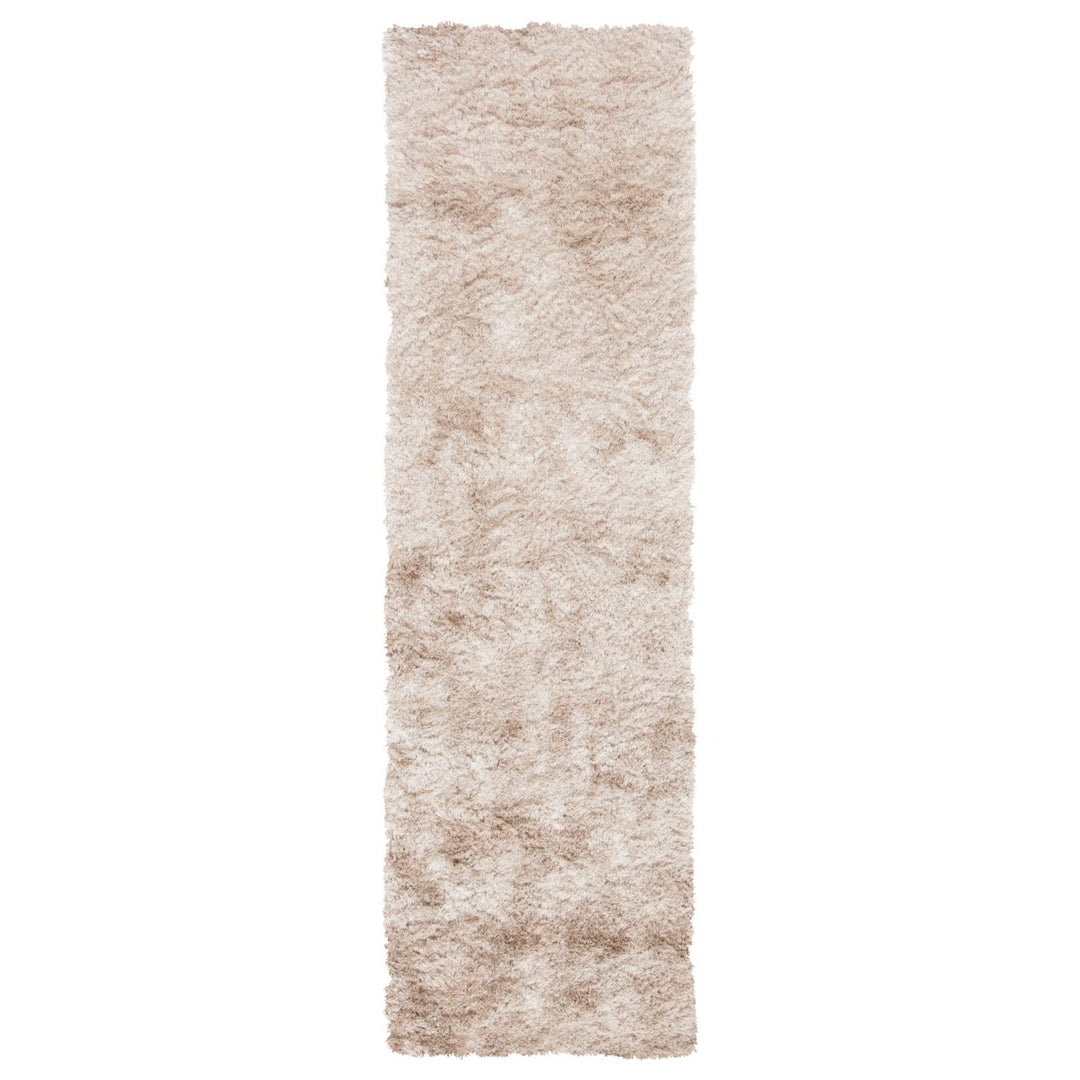 SAFAVIEH Paris Shag SG512T Handmade Dark Beige Rug Image 1