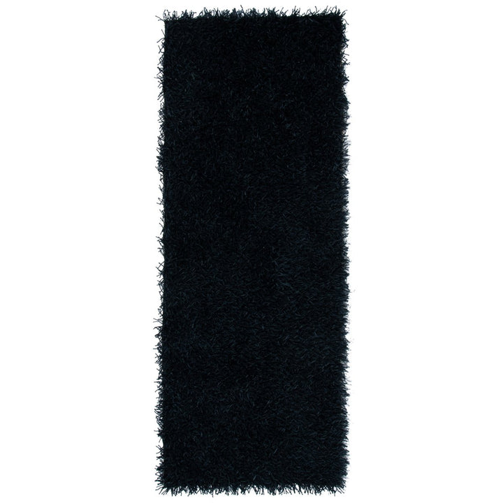 SAFAVIEH Orleans Shag SG531-9090 Black / Black Rug Image 3