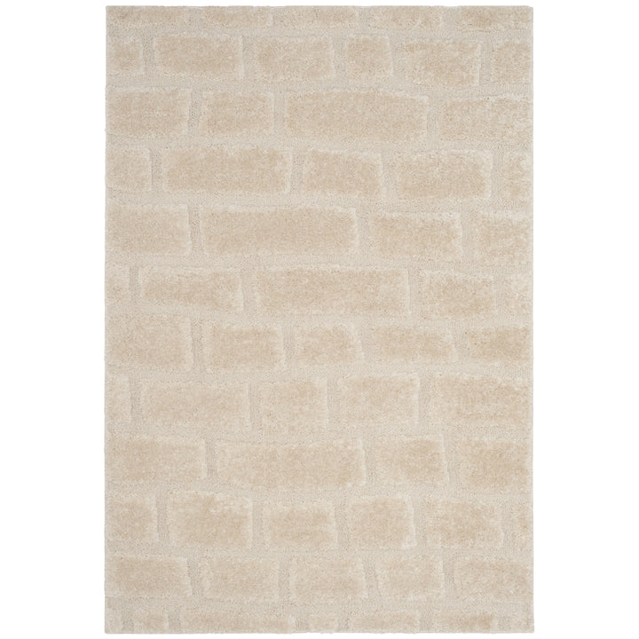 SAFAVIEH Memphis Shag SG831C Cream / Beige Rug Image 1