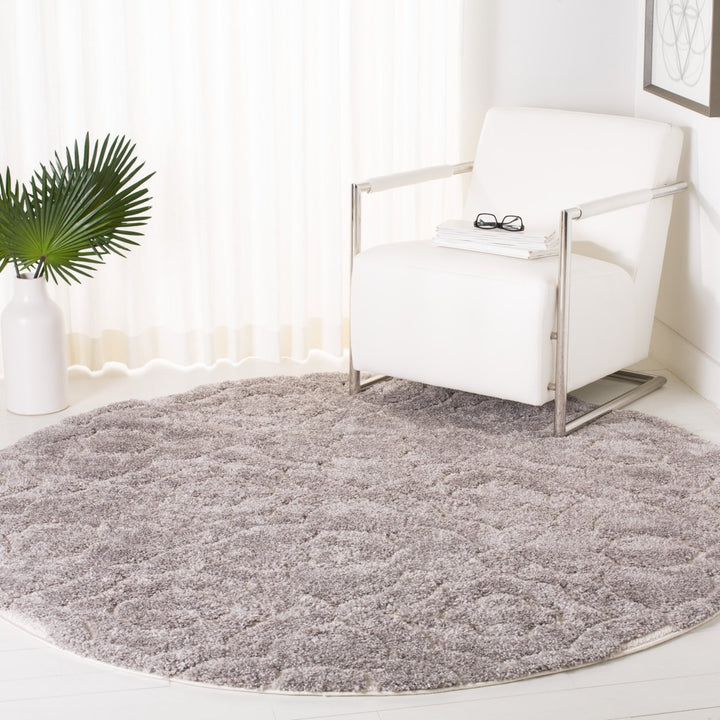 SAFAVIEH Memphis Shag SG832G Grey / Cream Rug Image 2