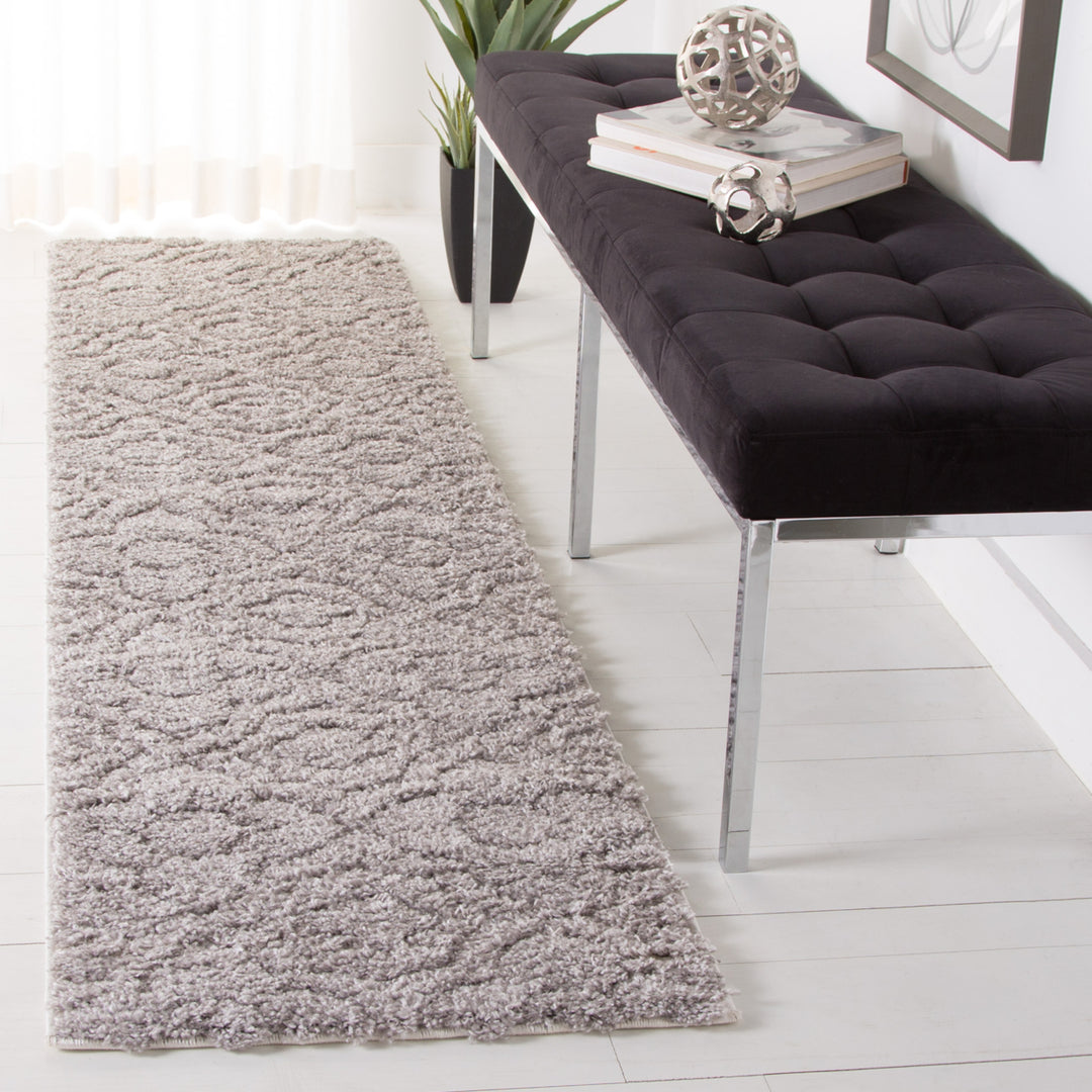 SAFAVIEH Memphis Shag SG832G Grey / Cream Rug Image 3