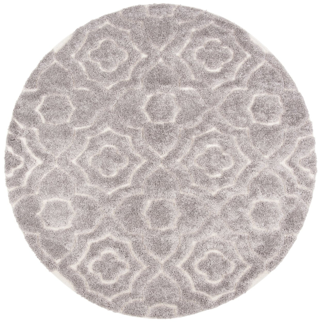 SAFAVIEH Memphis Shag SG832G Grey / Cream Rug Image 4