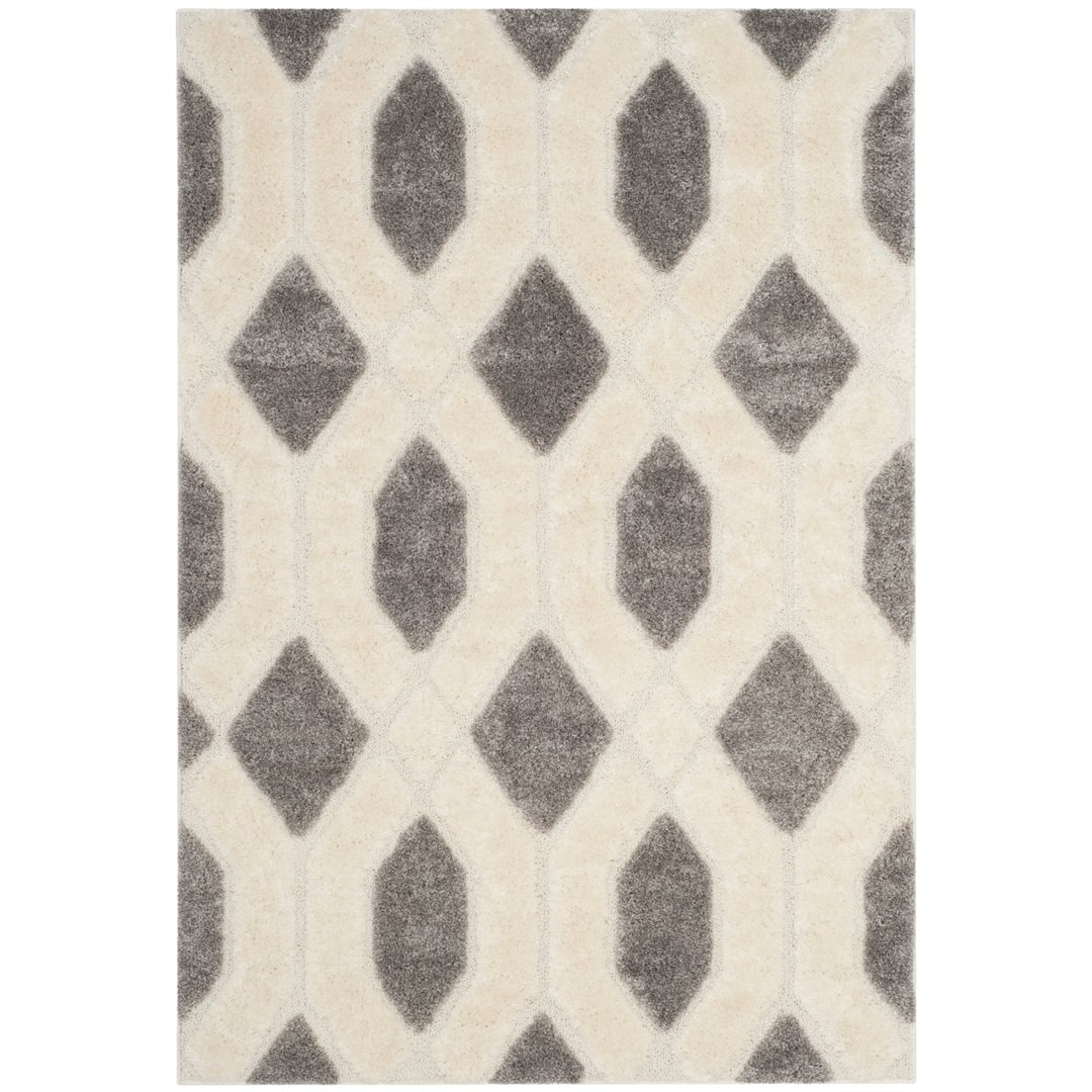 SAFAVIEH Memphis Shag SG833G Grey / Cream Rug Image 1