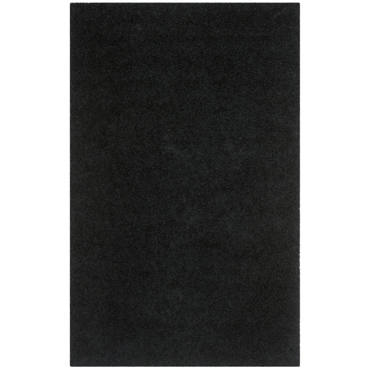 SAFAVIEH Monterey Shag SG851B Handmade Black Rug Image 1