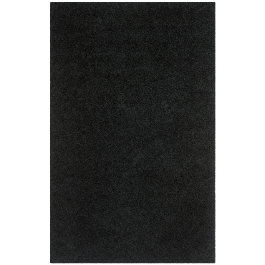 SAFAVIEH Monterey Shag SG851B Handmade Black Rug Image 1