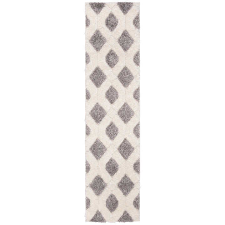 SAFAVIEH Memphis Shag SG833G Grey / Cream Rug Image 5