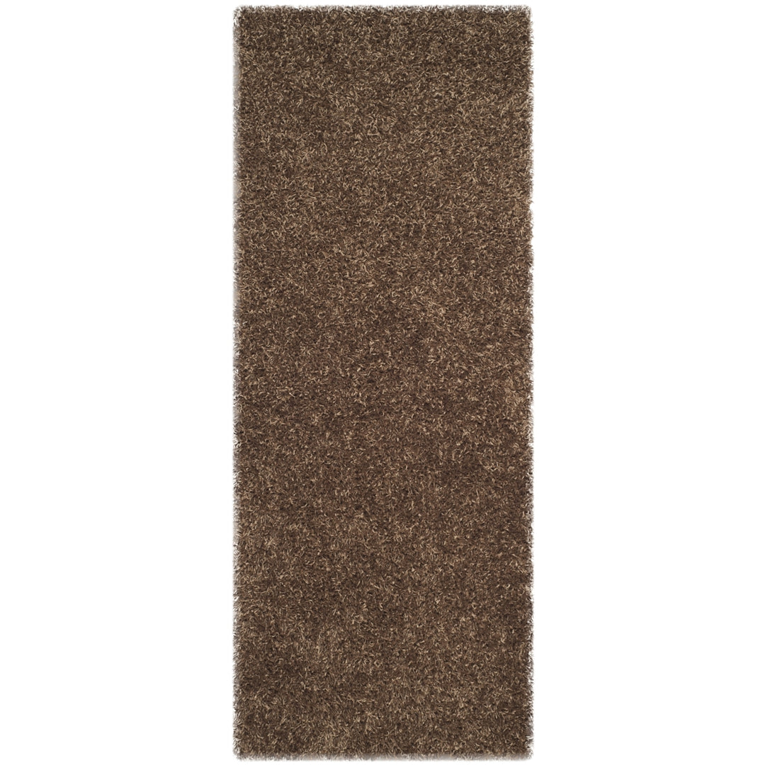 SAFAVIEH Monterey Shag SG851L Handmade Light Brown Rug Image 3