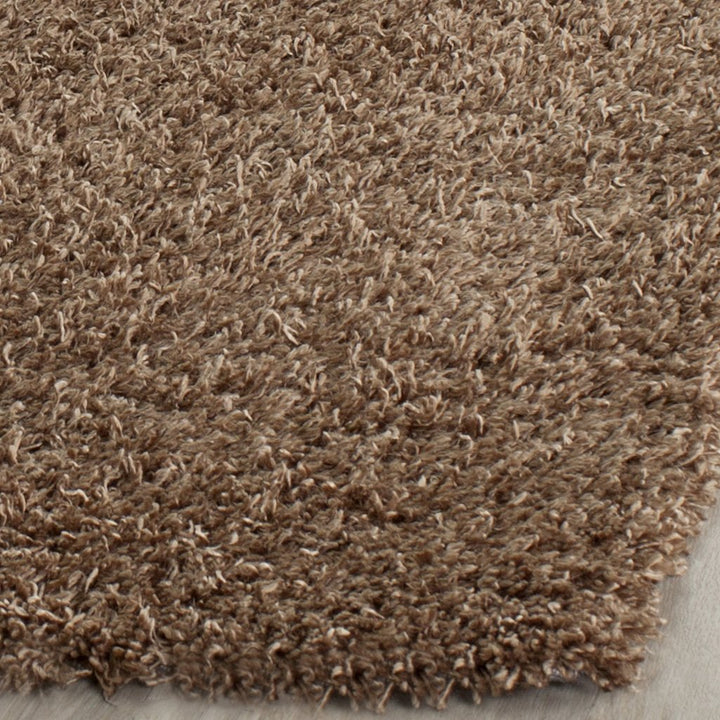 SAFAVIEH Monterey Shag SG851L Handmade Light Brown Rug Image 5