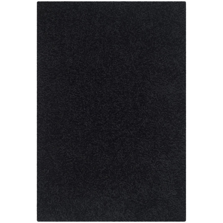 SAFAVIEH Monterey Shag SG851B Handmade Black Rug Image 8