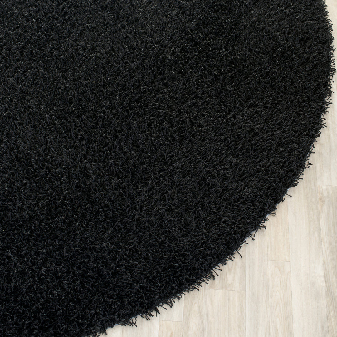 SAFAVIEH Monterey Shag SG851B Handmade Black Rug Image 9