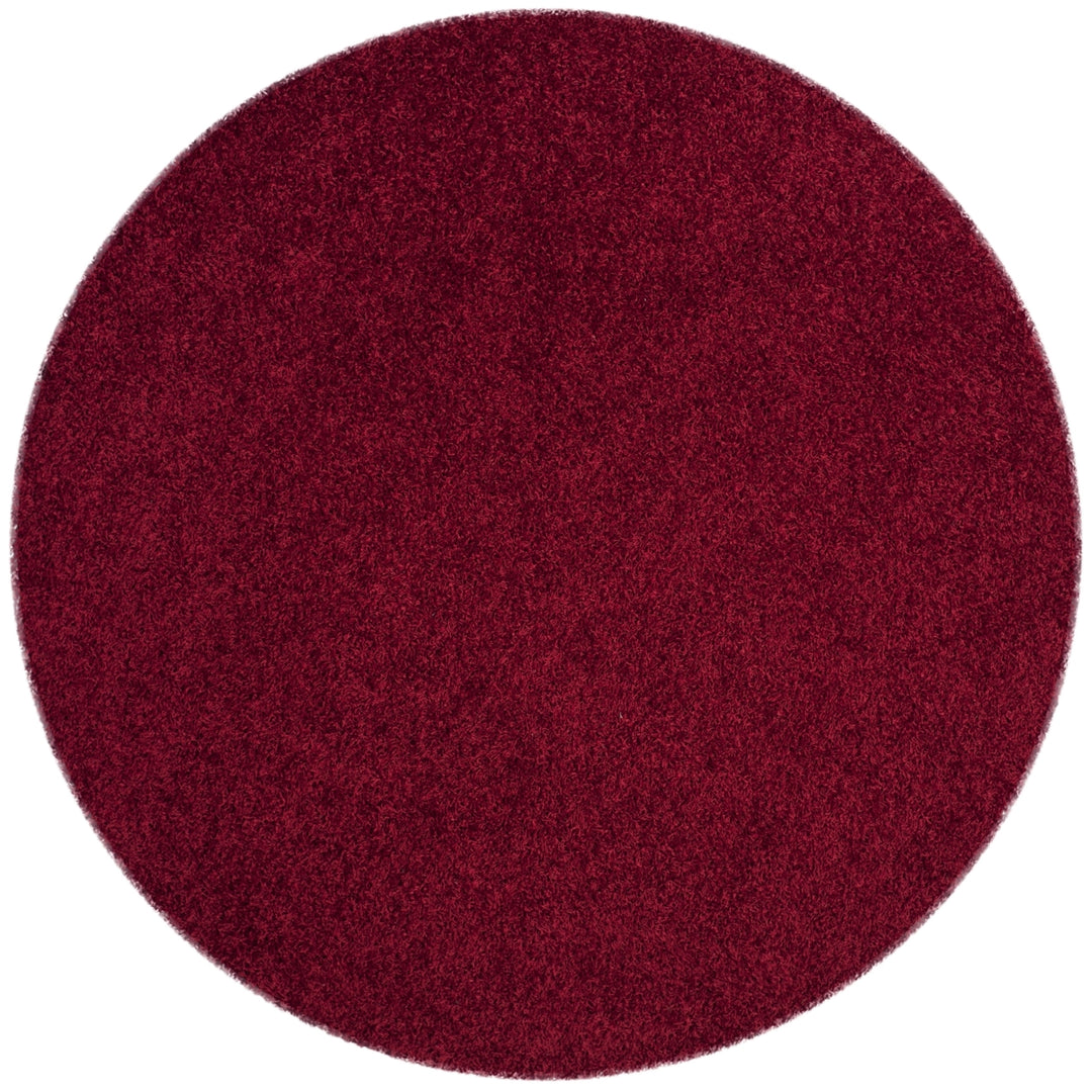 SAFAVIEH Monterey Shag Collection SG851R Handmade Red Rug Image 4