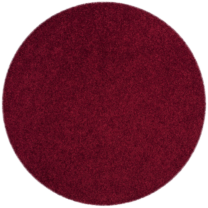 SAFAVIEH Monterey Shag Collection SG851R Handmade Red Rug Image 4