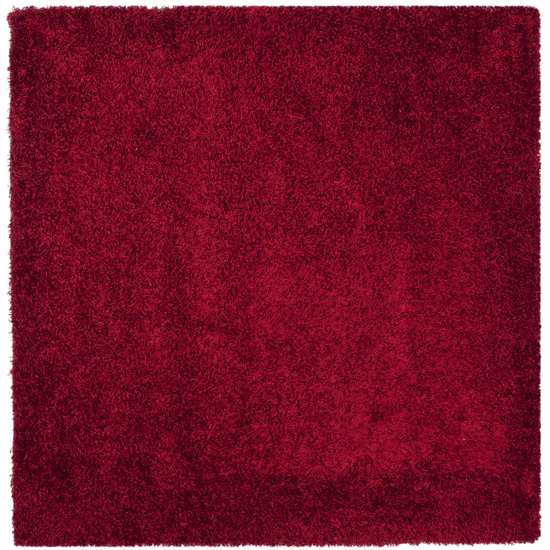 SAFAVIEH Monterey Shag Collection SG851R Handmade Red Rug Image 1