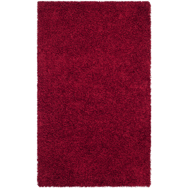 SAFAVIEH Monterey Shag Collection SG851R Handmade Red Rug Image 8