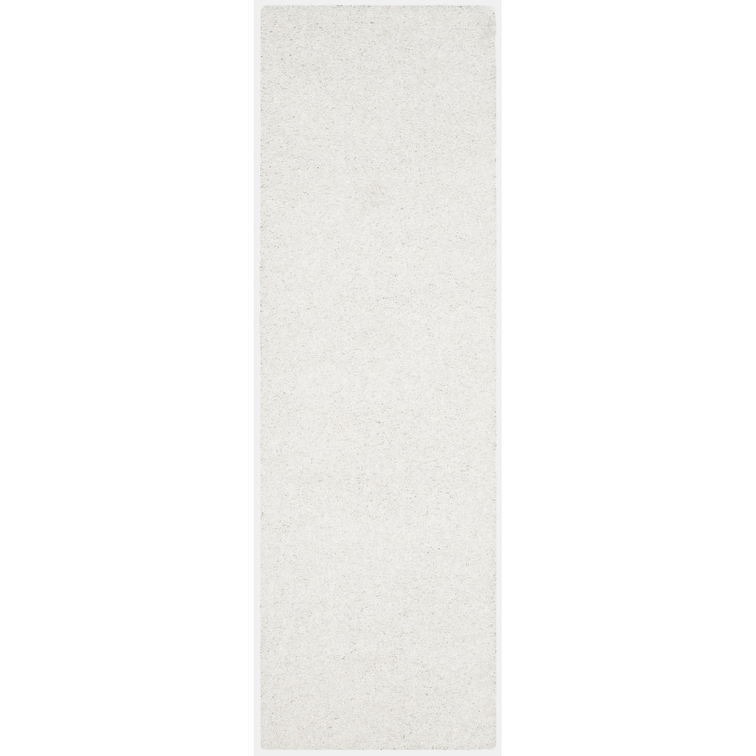 SAFAVIEH Monterey Shag SG851W Handmade White Rug Image 5