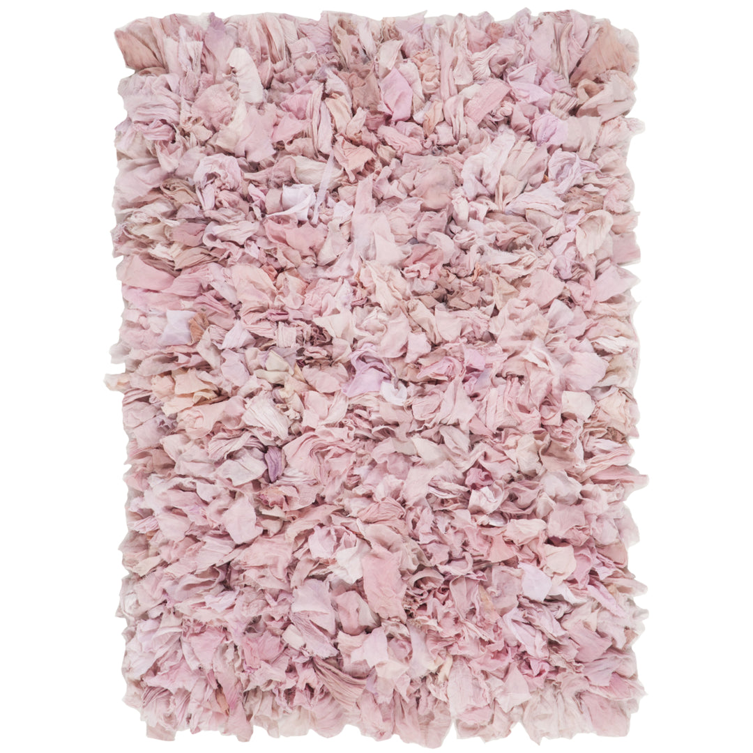 SAFAVIEH Rio Shag SG951R Handmade Light Pink Rug Image 1