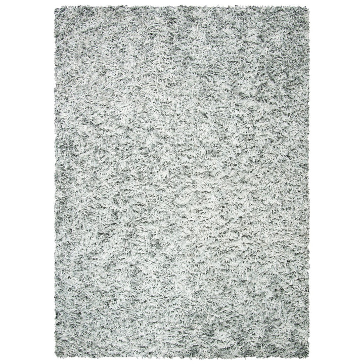 SAFAVIEH Rio Shag SG960F Handmade Grey / Ivory Rug Image 1