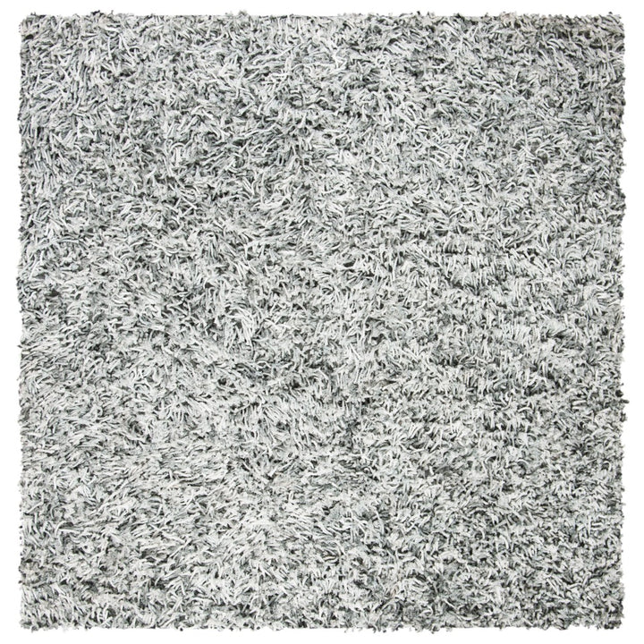 SAFAVIEH Rio Shag SG960F Handmade Grey / Ivory Rug Image 1