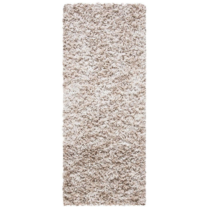 SAFAVIEH Rio Shag SG960B Handmade Beige / Ivory Rug Image 5