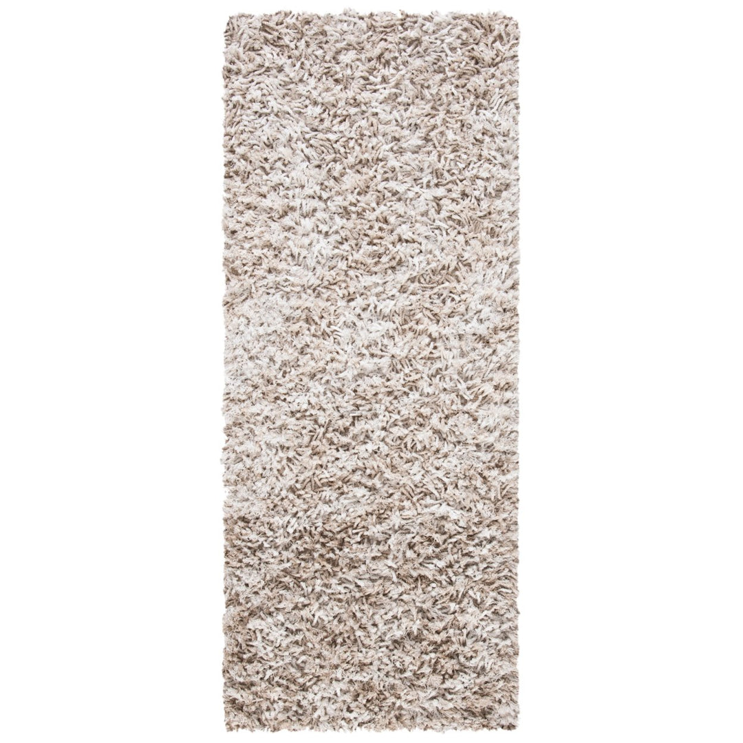 SAFAVIEH Rio Shag SG960B Handmade Beige / Ivory Rug Image 1