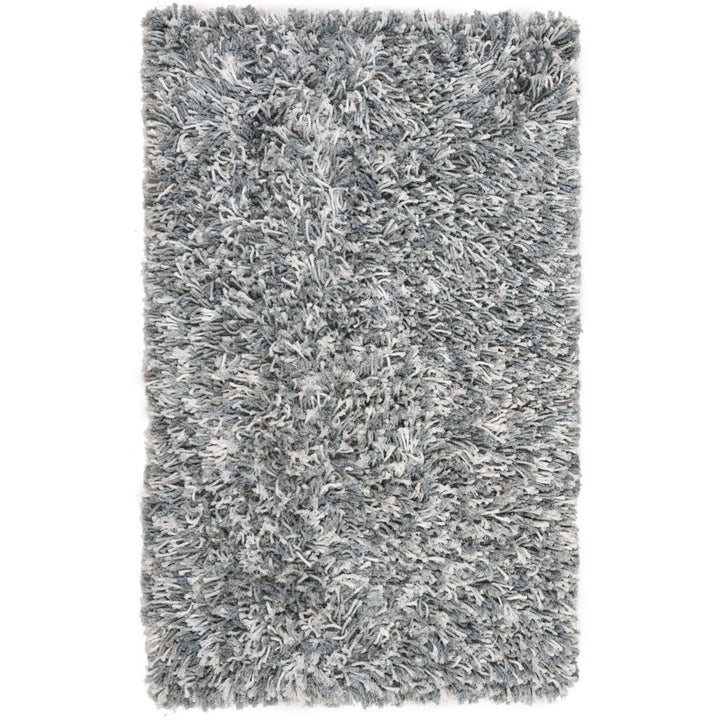 SAFAVIEH Rio Shag SG960F Handmade Grey / Ivory Rug Image 10