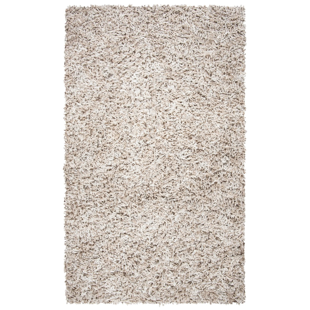 SAFAVIEH Rio Shag SG960B Handmade Beige / Ivory Rug Image 1