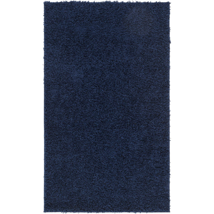 SAFAVIEH Athens Shag Collection SGA119N Navy Rug Image 1