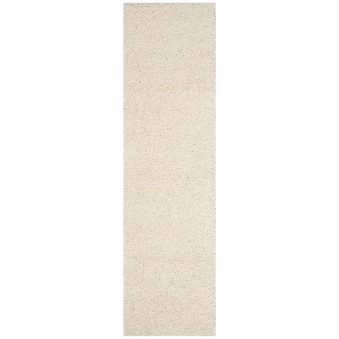 SAFAVIEH Athens Shag Collection SGAS119B White Rug Image 1